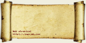 Hana Trailović vizit kartica